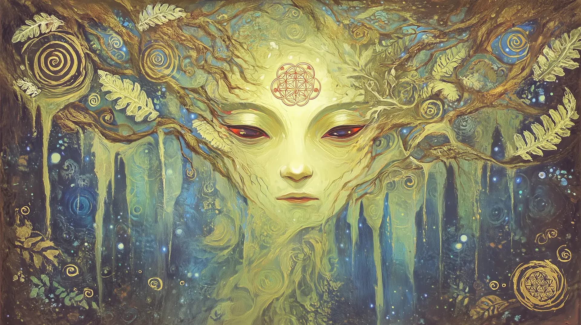 A dark sacred textured ground — INFUSE manifesto